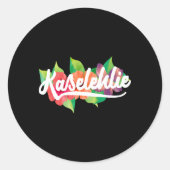 Kaselehlie Pohnpei Micronesia Runder Aufkleber (Vorderseite)