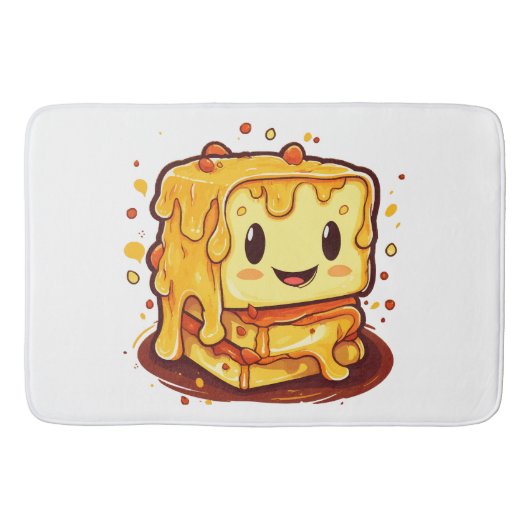 Käseliebhaber Badematte (Vorderseite)