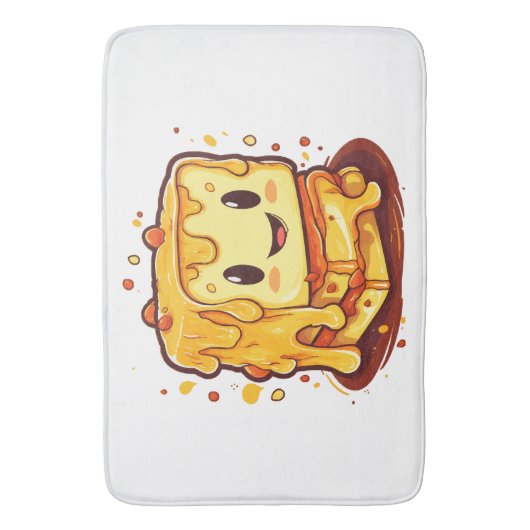 Käseliebhaber Badematte (Vorderseite Vertikal)