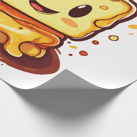 Käseliebhaber Geschenkpapier (Ecke)