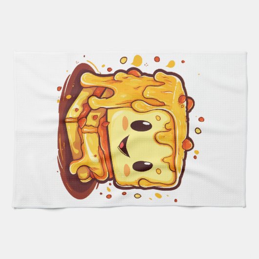 Käseliebhaber Geschirrtuch (Horizontal)