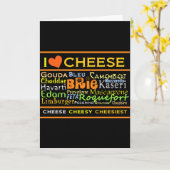 Käseliebhaber Karte (Gelbe Blume)