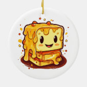 Käseliebhaber Keramik Ornament (Hinten)