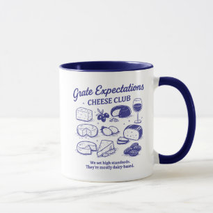 Käseliebhaber Lustiger Club Cute Charcuterie Humor Tasse