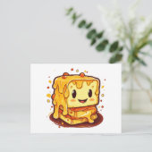 Käseliebhaber Postkarte (Stehend Vorderseite)