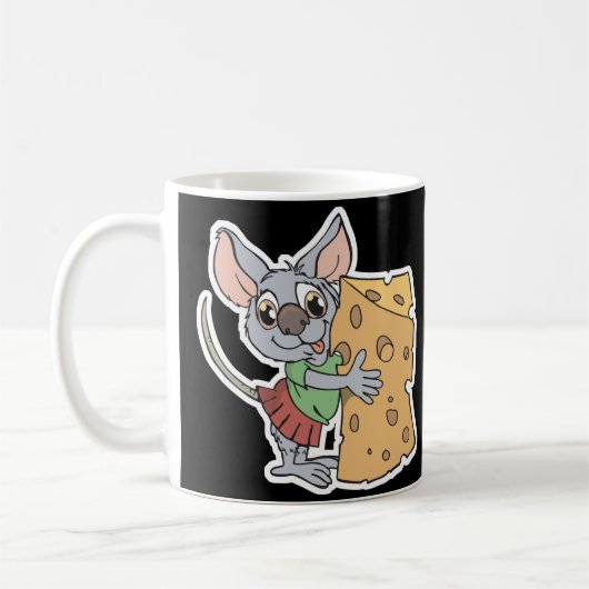 Käsemaus Kaffeetasse (Links)