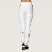 Käsemäuse Great Workout White Leggings (Rückseite)