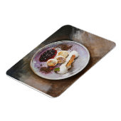 Käsepfannkuchen mit Berries - Gourmet-Küche Magnet (Linke Seite)