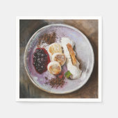 Käsepfannkuchen mit Berries - Gourmet-Küche Serviette (Vorderseite)