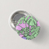 Käsepflanzen-Abzeichen, Pin, Knopf, Pflanzenliebha Button (Vorne & Hinten)