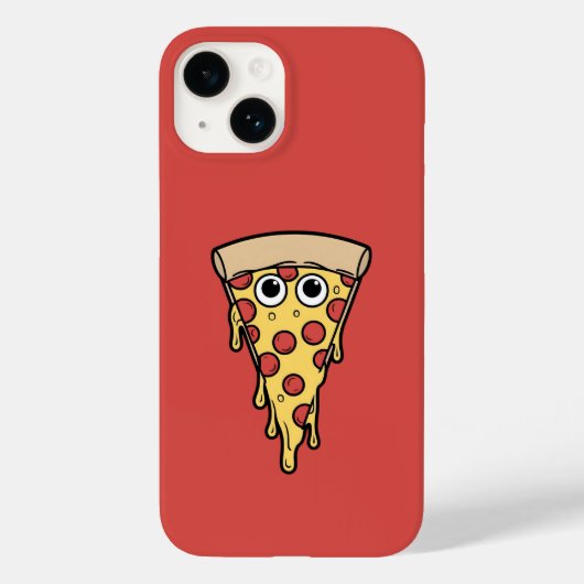 Käsepizza trinken - Fun Red Case-Mate iPhone Hülle (Rückseite)