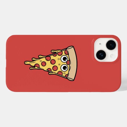 Käsepizza trinken - Fun Red Case-Mate iPhone Hülle (Rückseite (Horizontal))