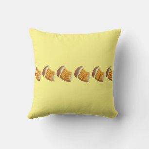 Käsepuff Gemustert Kissen. Kissen
