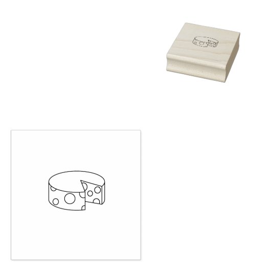 Käserad Gummistempel (Stempel)