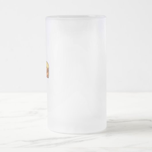 Käserad Mattglas Bierglas (Mittel)