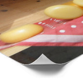 Käserei-Fenster in Amsterdam Poster (Ecke)