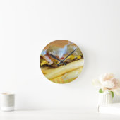 Käsermeister und Fries Runde Wanduhr (Zuhause)