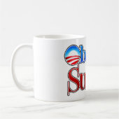 Kaserne Obama ist zum Kotzen Kaffeetasse (Links)