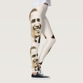 Kaserneobama-helles cremefarbenes leggings (Rechts)
