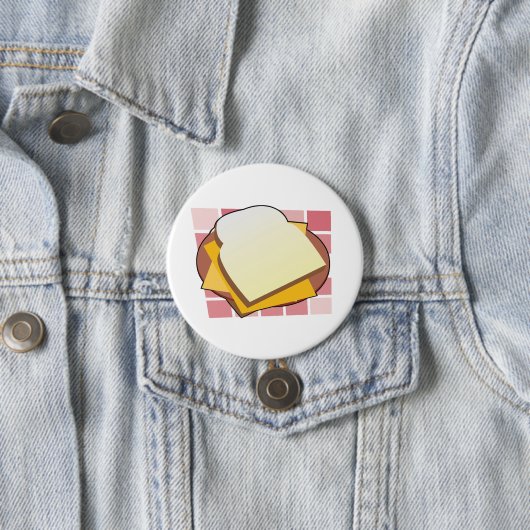 Käsesandwich-Fun Food Button (Beispiel)