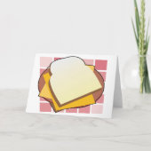 Käsesandwich-Fun Food Karte (Vorderseite)