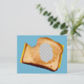 Käsesandwich Postkarte (Stehend Vorderseite)