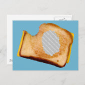 Käsesandwich Postkarte (Vorne/Hinten)