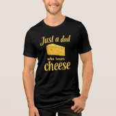 Käseservice - Fun Gift for Cheese Loving Vater Tri-Blend Shirt (Vorderseite)