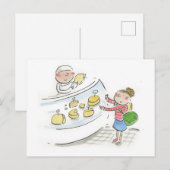 Käseshop Postkarte (Vorne/Hinten)
