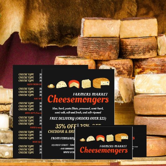Käsesorte, Cheesemonger Visitenkarte