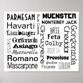 Käsesorten Poster (Vorne)