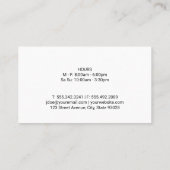 Käsespezialitäten | Pasta | Kulinarisch Visitenkarte (Rückseite)