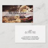 Käsespezialitäten | Pasta | Kulinarisch Visitenkarte (Vorne/Hinten)