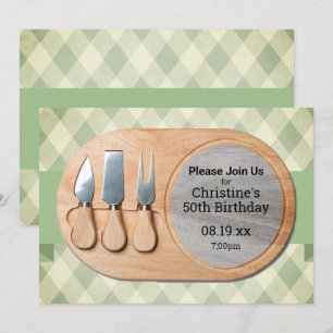 Käsespezifische Sondercharakter Einladung