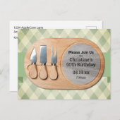 Käsespezifischer Zollkodex Postkarte (Vorne/Hinten)