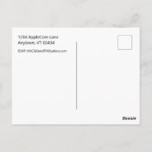 Käsespezifischer Zollkodex Postkarte (Rückseite)