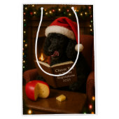 Käsesteuer Weihnachtsgeschenk - Poodle Mittlere Geschenktüte (Vorderseite)