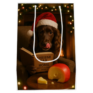 Käsesteuer Weihnachtsgeschenk-Tasche - Arbeitspuck Mittlere Geschenktüte