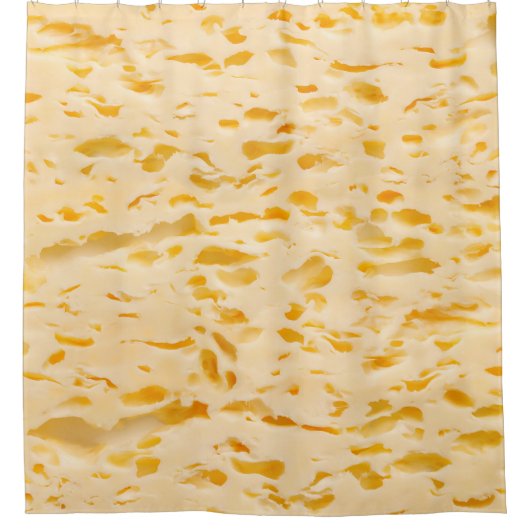 Käsestruktur mit Löchern Duschvorhang (Vorderseite)