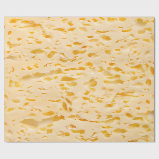 Käsestruktur mit Löchern Geschenkpapier (Flach)