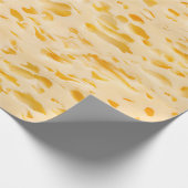 Käsestruktur mit Löchern Geschenkpapier (Ecke)