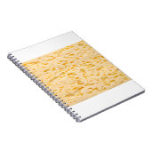 Käsestruktur mit Löchern Notizblock (Rechte Seite)