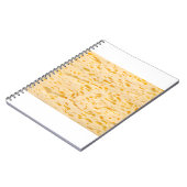 Käsestruktur mit Löchern Notizblock (Linke Seite)