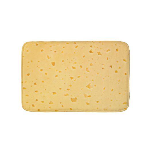 Käsetexturmuster Badematte (Vorderseite)