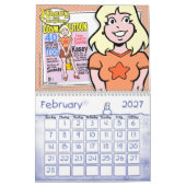 Kasey und Cartoon Calendar Kalender (Feb 2027)