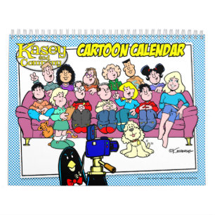 Kasey und Cartoon Calendar Kalender