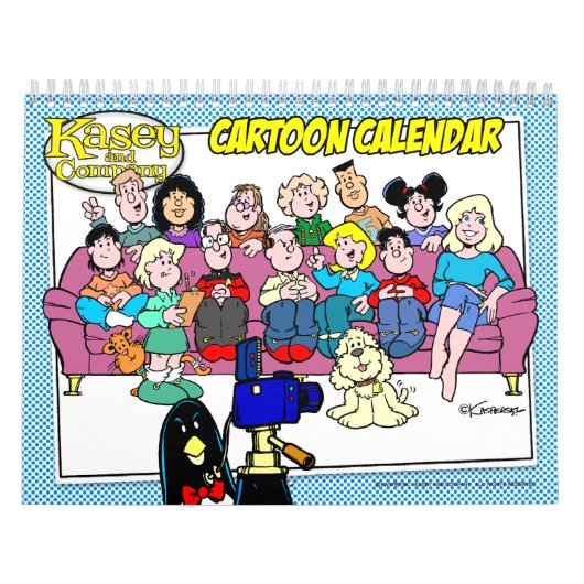 Kasey und Cartoon Calendar Kalender (Titelbild)