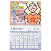 Kasey und Cartoon Calendar Kalender (Feb 2026)