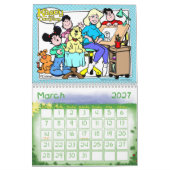 Kasey und Cartoon-Kalender Kalender (Mär 2027)
