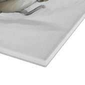 Käsezuführung (mit Oliven) Schneidebrett (Ecke)